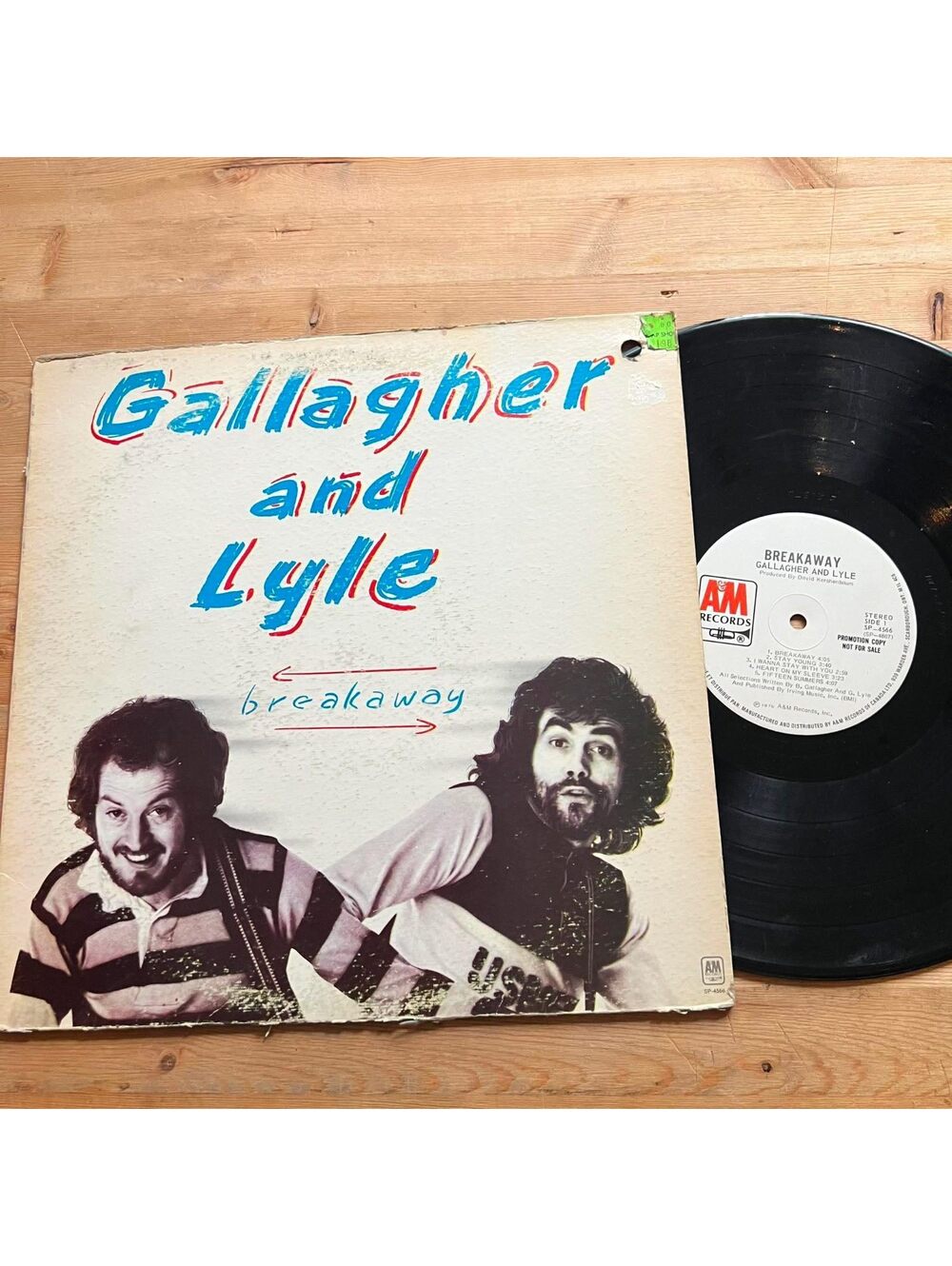 Gallagher and Lyle - Breakaway 33rpm VG+ VR22